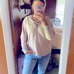 Vintage Havana Terrycloth Sweatshirt